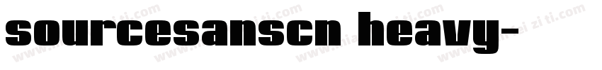 sourcesanscn heavy字体转换